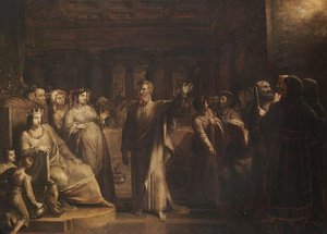 Study For "belshazzar's Feast"; Verso: Studies For "angel Releasing Saint Peter From Prison" — Вашингтон Оллстон