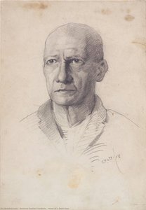 Head Of A Bald Man — António Xavier Trindade, École De Bombay