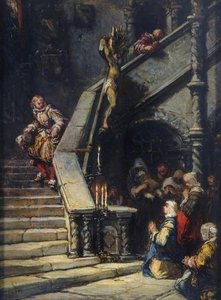 Good Friday In The Middle Ages — Louis Gabriel Eugène Isabey