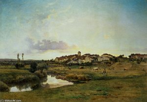 The Saone At Lironcourt
