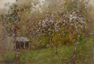 Orchard Scene — Margaret Olrog Stoddart