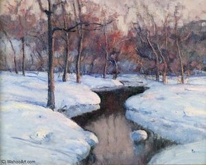 Snowbound Brook — Walter Emerson Baum