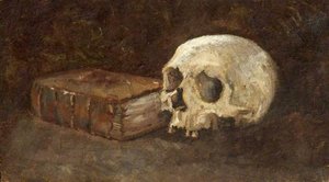 Still Life Of A Book And A Skull — Charles Paget Wade