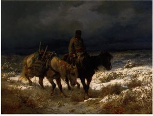Horseman On The Russian Steppe