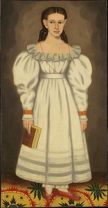 Girl Of The Bangs Phelps Family — Erastus Salisbury Field
