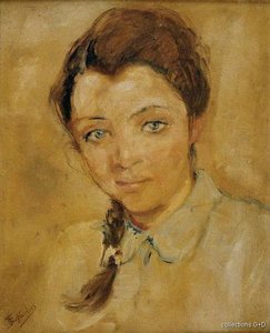 Portrait Of A Girl — Periklis Vyzantios