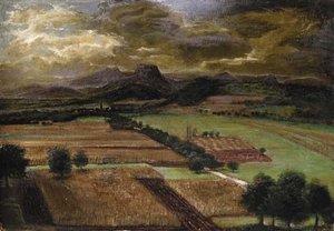 Hegauberge Grain Fields And Hills — Otto Dix