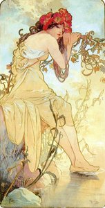 The Four Seasons Summer — Alfons Maria Mucha
