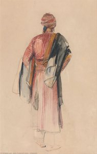 A Bedouin — John Frederick Lewis, Orientalist Painting