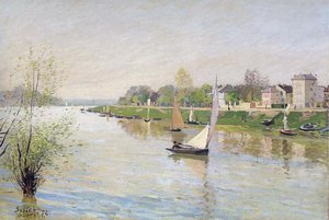 The Seine At Argenteuil — Alfred Sisley