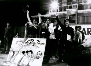 José Angel Gutiérrez, Reies López Tijerina, and Rodolfo Corky Gonzalez at the National Convention of the Raza Unida Party