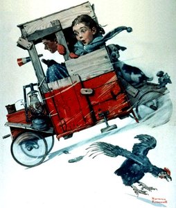 Soapbox Racer — Norman Rockwell