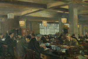 A Room In The Censor's Office Neutral Trade Mails — Alexander Joshua Caleb Bryce