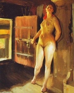 Flickan På Loftet (girl In The Loft) — Anders Leonard Zorn