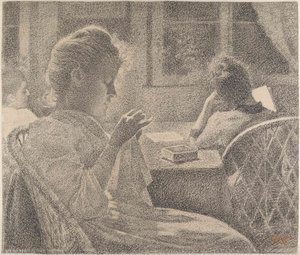 Intimacy — Theo Van Rysselberghe, Post-impressionist Movement