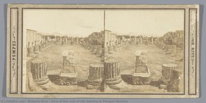 View Of The Ruin Of The Basilica In Pompeii Basilica — Roberto Rive