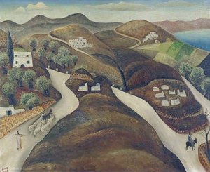 Landscape In The Galilee, (1925) — Reuven Rubin