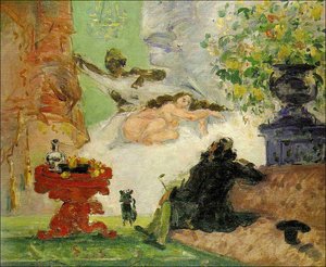 A Modern Olympia,1873-74, Musée D'orsay Paris — Paul Cézanne, Post-impressionism