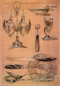 Studies - Crayon Gouache - — Alphonse Mucha, Art Nouveau Art Nouveau
