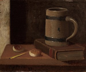 Mug, Book, Biscuits, and Match