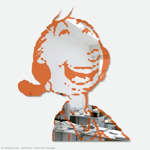 Olive Oyl (orange) — Jeff Koons