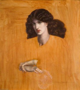 La Donna Della Finestra (unfinished) — Dante Gabriel Rossetti, Pre-raphaelite Brotherhood