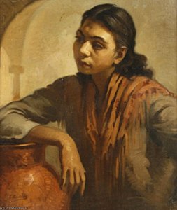 Retrato De Muchacha — Eduardo Chicharro Agüera