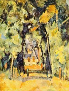 Paul Cézanne - Straße Chantilly — Paul Cézanne