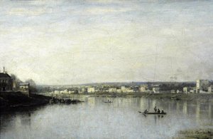 La Seine Devant Saint Denis (titre Attribué) Vue Sur La Seine (ancien Titre Donné Sans Raison Dans Les Anciens Catalogues) — Stanislas Lépine