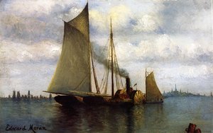 New York Harbor — Edward Moran