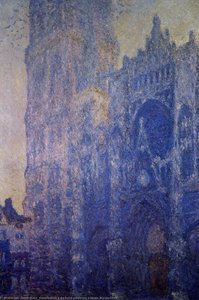 Rouen Cathedral, The Portal And The Tour D'albane, Morning Effect — Claude Monet, Impressionism