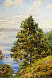 View of Herm from the Pine Forest, Guernsey
