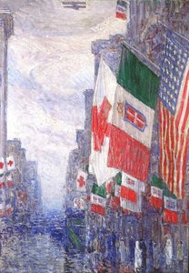 Italian Day, May — Frederick Childe Hassam