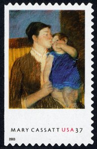 37c Young Mother stamp