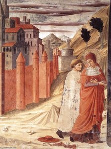 The Departure Of St Jerome From Antioch — Benozzo Gozzoli