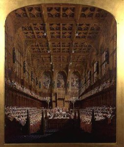 Queen Victoria In The House Of Lords
