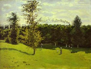 Tren En El Campo — Claude Monet