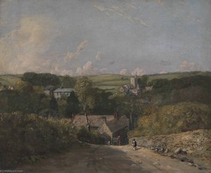 Osmington Village — John Constable, Romantic Landscape Painting