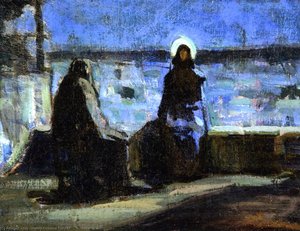 Study For Nicodemus Visiting Jesus — Henry Ossawa Tanner