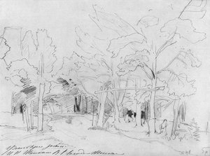 Forest Road — Ivan Ivanovich Shishkin
