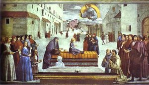 The Miracle Of A Child — Domenico Ghirlandaio