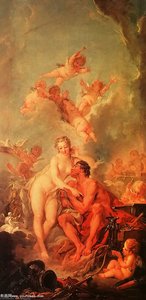 The Visit Of Venus To Vulcan — François Boucher, Baroque