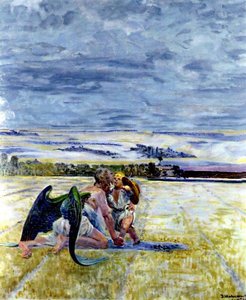 Angel And Shepherd Boy — Jacek Malczewski