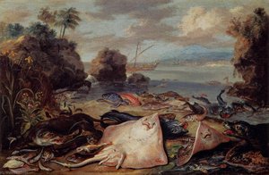 The Day's Catch — Jan Van Kessel The Elder