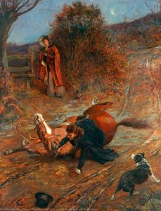 The First Meeting Of Jane Eyre And Mr Rochester — Thomas Davidson Ra