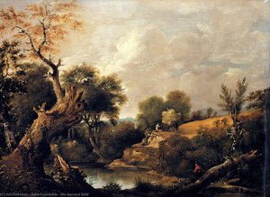 El Campo De La Cosecha — John Constable, Pintura De Paisaje Romántica