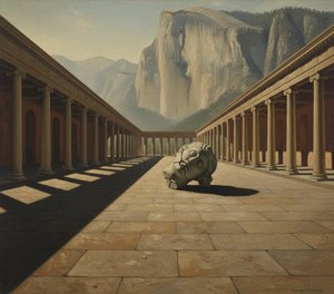 Vestiges Of Empire, Yosemite's Echo — Jacques Villedieu, Metaphysical Art (scuola Metafisica)
