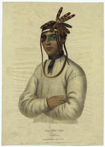 Caa-tou-see. An Ojibray — Charles Bird King