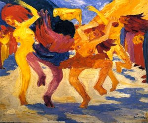 Dance Around The Golden Calf — Емил Нолде, Expressionism