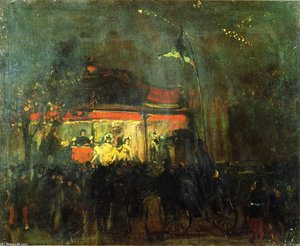 Outdoor Theater, Paris — William James Glackens
